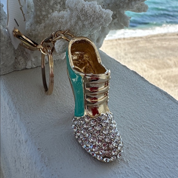 keychain of Crystal embellished Shoe Charm NWT - Picture 5 of 5